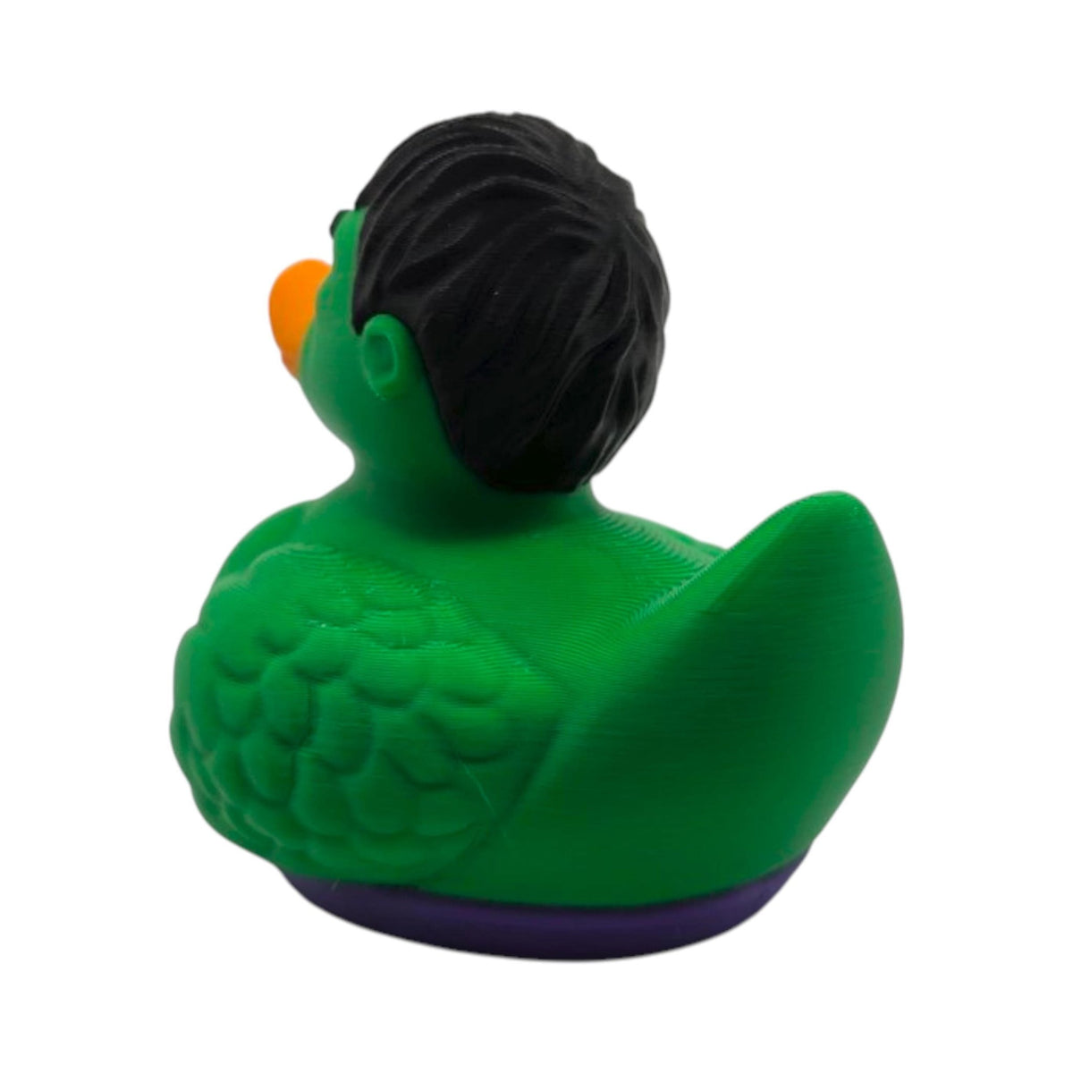 Hulk Inspired Duck Figurine, Superhero Inspired 3D Printed Collectible for Comic Fans - JM Designs