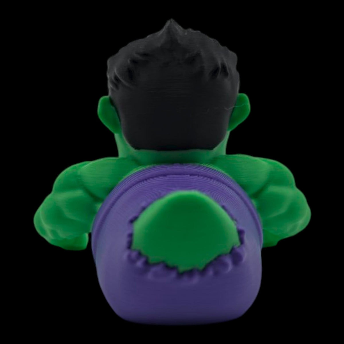 Hulk Inspired Duck Figurine, Superhero Inspired 3D Printed Collectible for Comic Fans - JM Designs