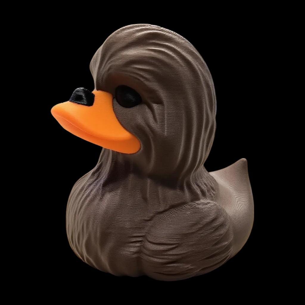 Chewbacca inspired Duck Star Wars Collectible Figure Display Item Desk Accessory Geek Nerdy Decoration Wookie