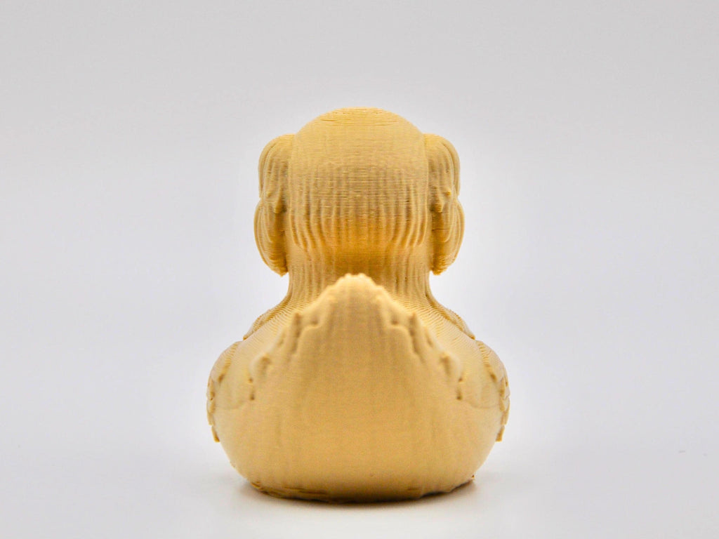 Golden Retriever Duck for Jeeps and Cruises Collection Golden Duck with Textured Fur Details Animal Duck for Jeep Ducking