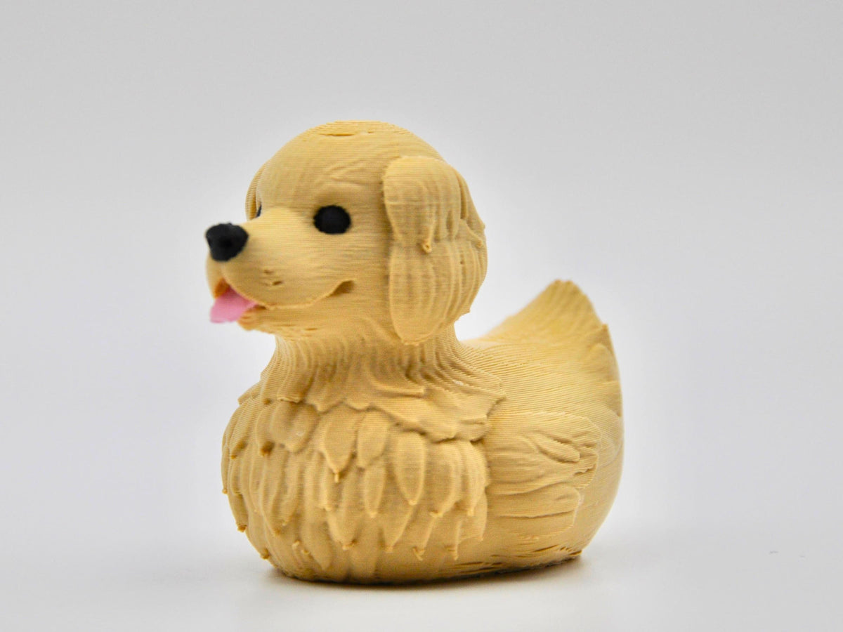 Golden Retriever Duck for Jeeps and Cruises Collection Golden Duck Animal Duck Design fextured Details