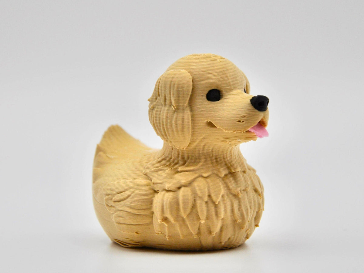 Golden Retriever Duck for Jeep Ducking Collection Animal Duck Design with Textured Details