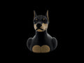 Black Tan Doberman Duck Jeep Ducking Collection Jeep Duck Cruise Desk Decor Dog Lovers Collectible Custom Breed