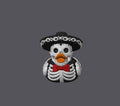 Mariachi Skeleton DuckGhost DuckHalloween DuckSpooky Scary Custom DuckCruise DuckSpanish Day of Dead Rubber Duck for Jeep Cruises3D Printed Skeleton Jeep DuckSkull Inspired DuckFun Jeep AccessoryRubber DuckBone DuckCruise DuckingBlack