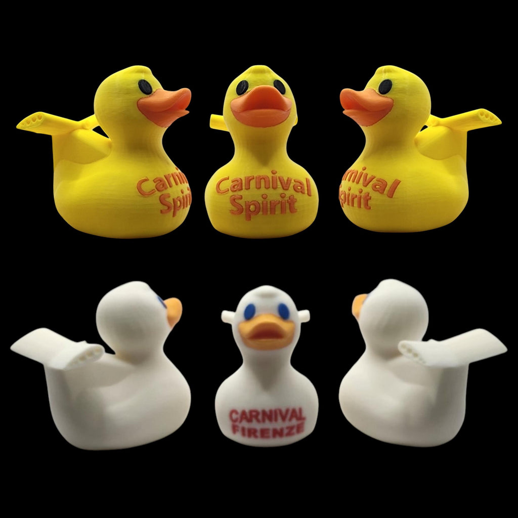 Carnival Cruise Duck Hide Game Fun Cruise Ship Activity Rubber Duck Collector Item Wing Tail Design Special Edition