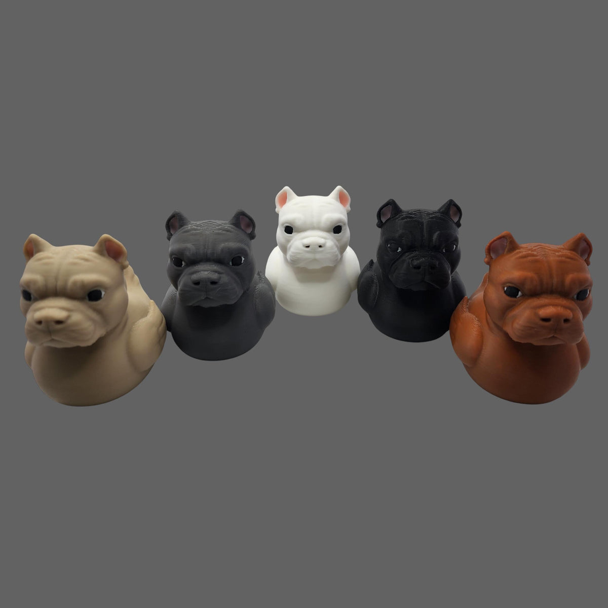 Bulldog Duck Figurine Desk Accessory Office Decor Unique Design Miniature Statue Whimsical Animal Hybrid Collectible