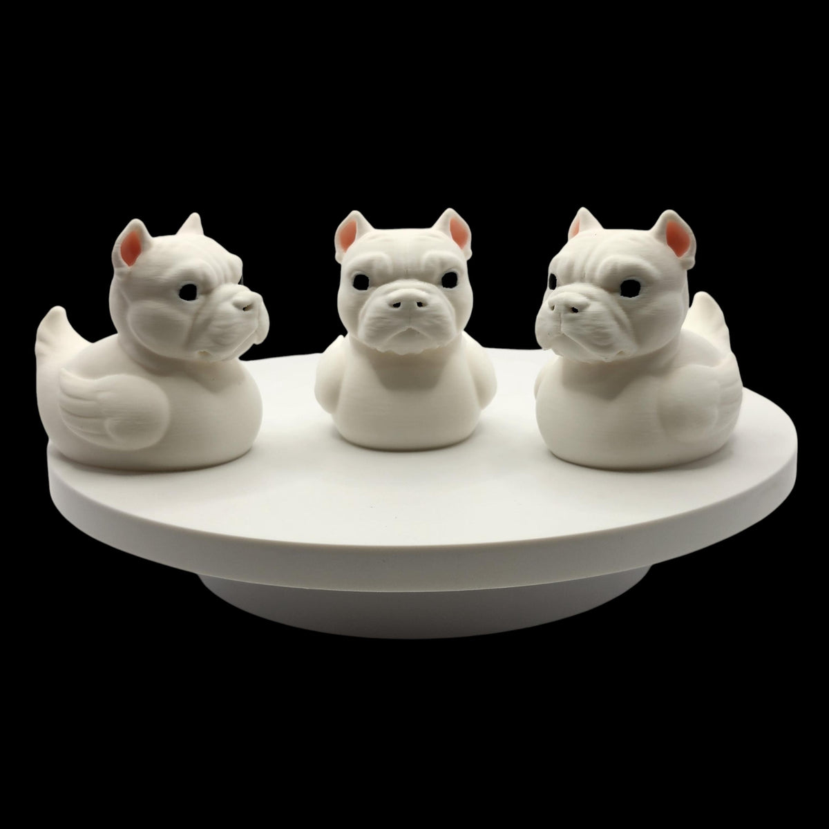 Perfect Gift Idea Bulldog Duck Figurine Unique Present Animal Lover Car Enthusiast Office Worker Whimsical Design