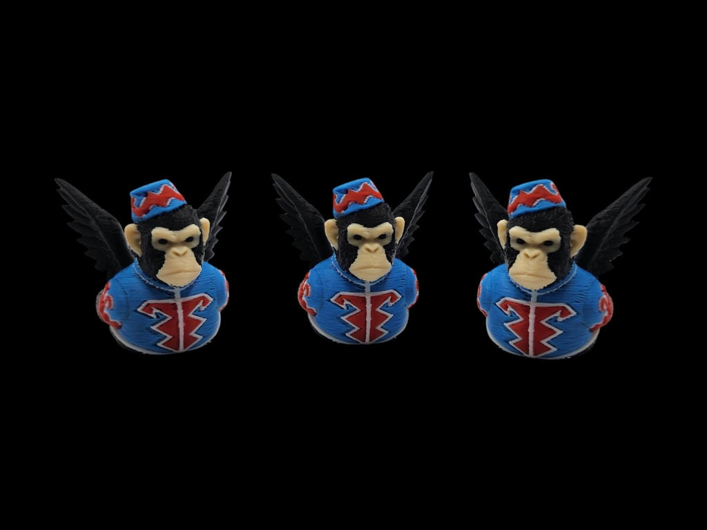 Wizard Oz Duck Collection Character Set 3D Printed Figurines Dorothy Tin Man Scarecrow Lion Witch Glinda Flying Monkey
