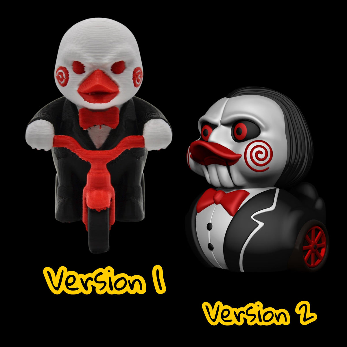 Movie Character Inspired Display Piece Horror Theme Collectible Duck Figure Gothic Style