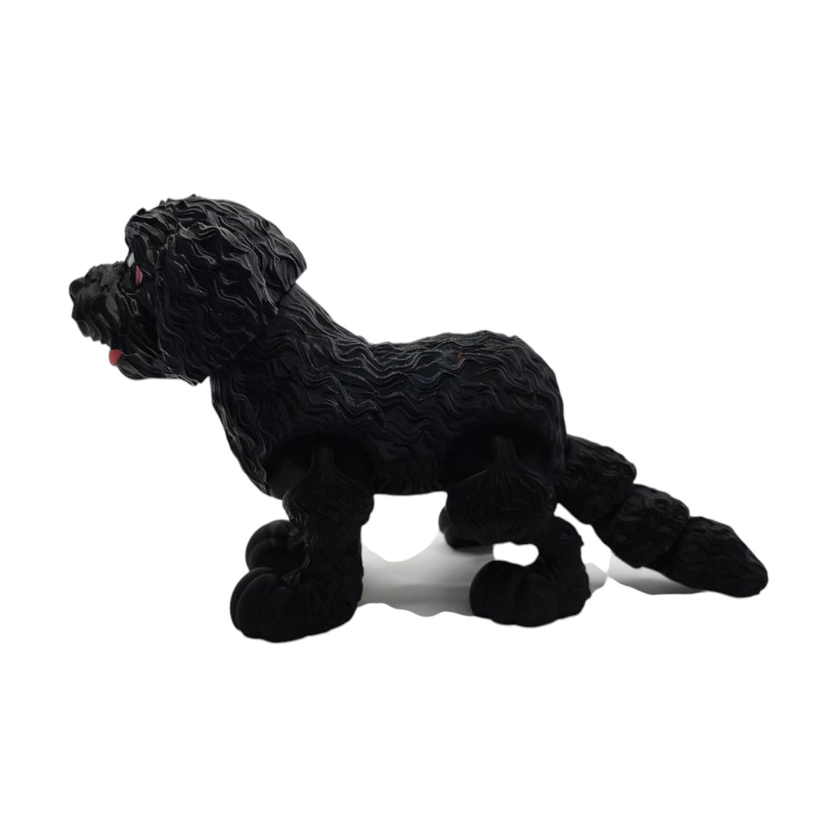 Decorative Goldendoodle Ornament Display Shelf Collection Miniature Dog Statue Desk Decoration Piece Office Home Deco