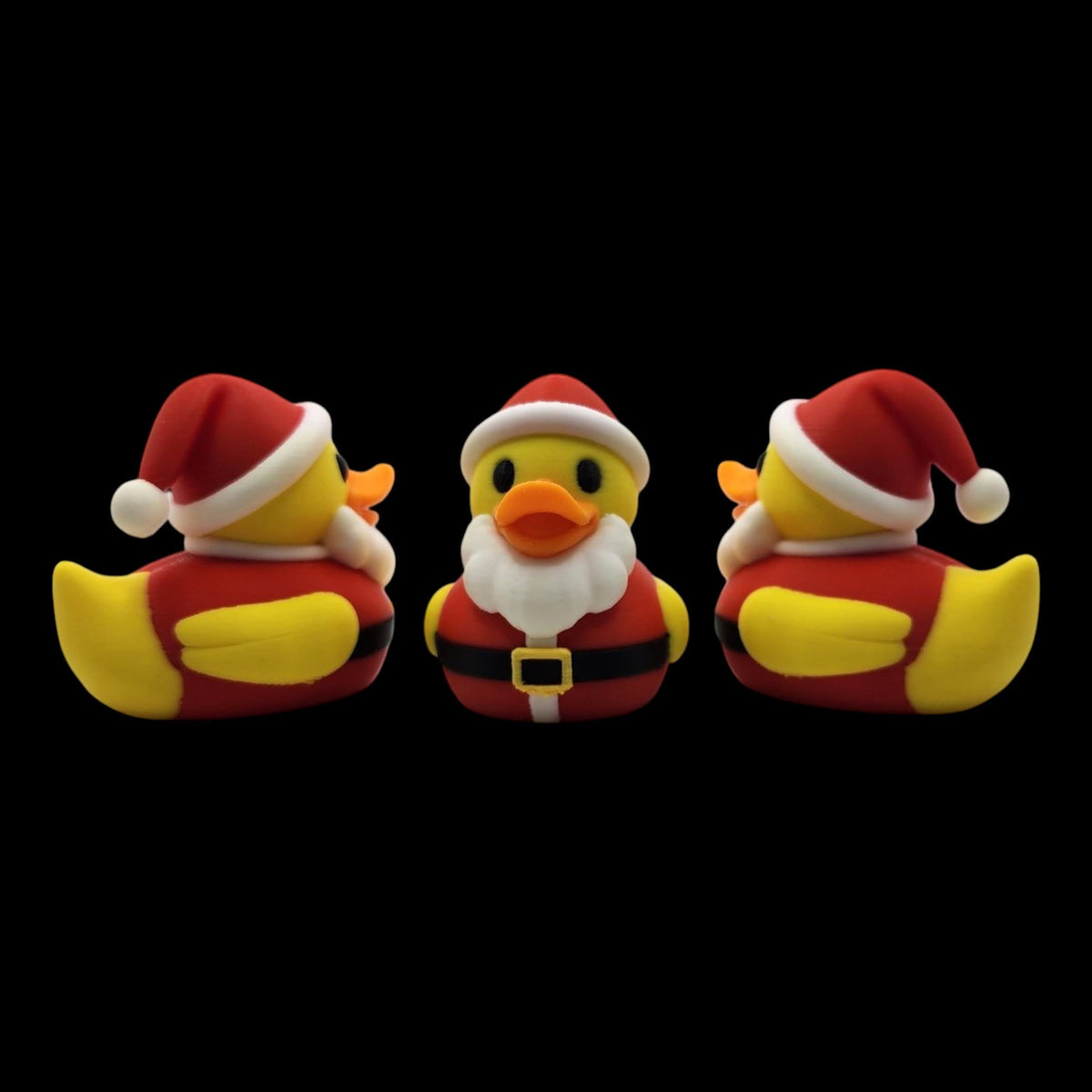 Santa and Mrs Claus Christmas Ducks Holiday Decoration -JM Designs