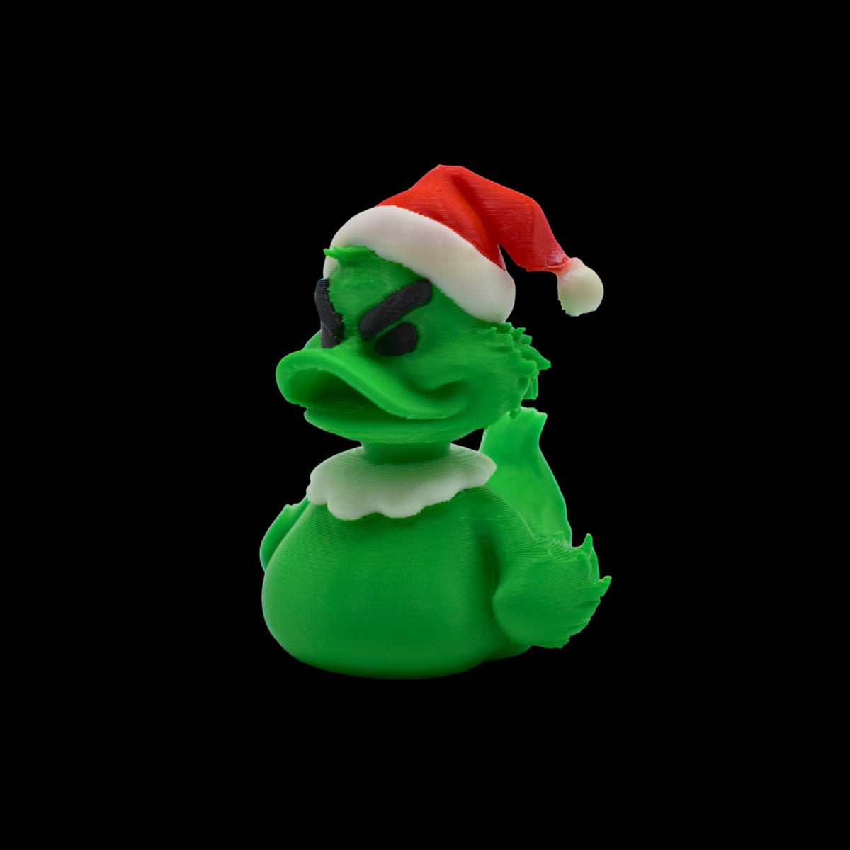 5 Different Inspired Grinch Duck Figurine Christmas Decoration Holiday Gift Idea Perfect Present Santa Ornament