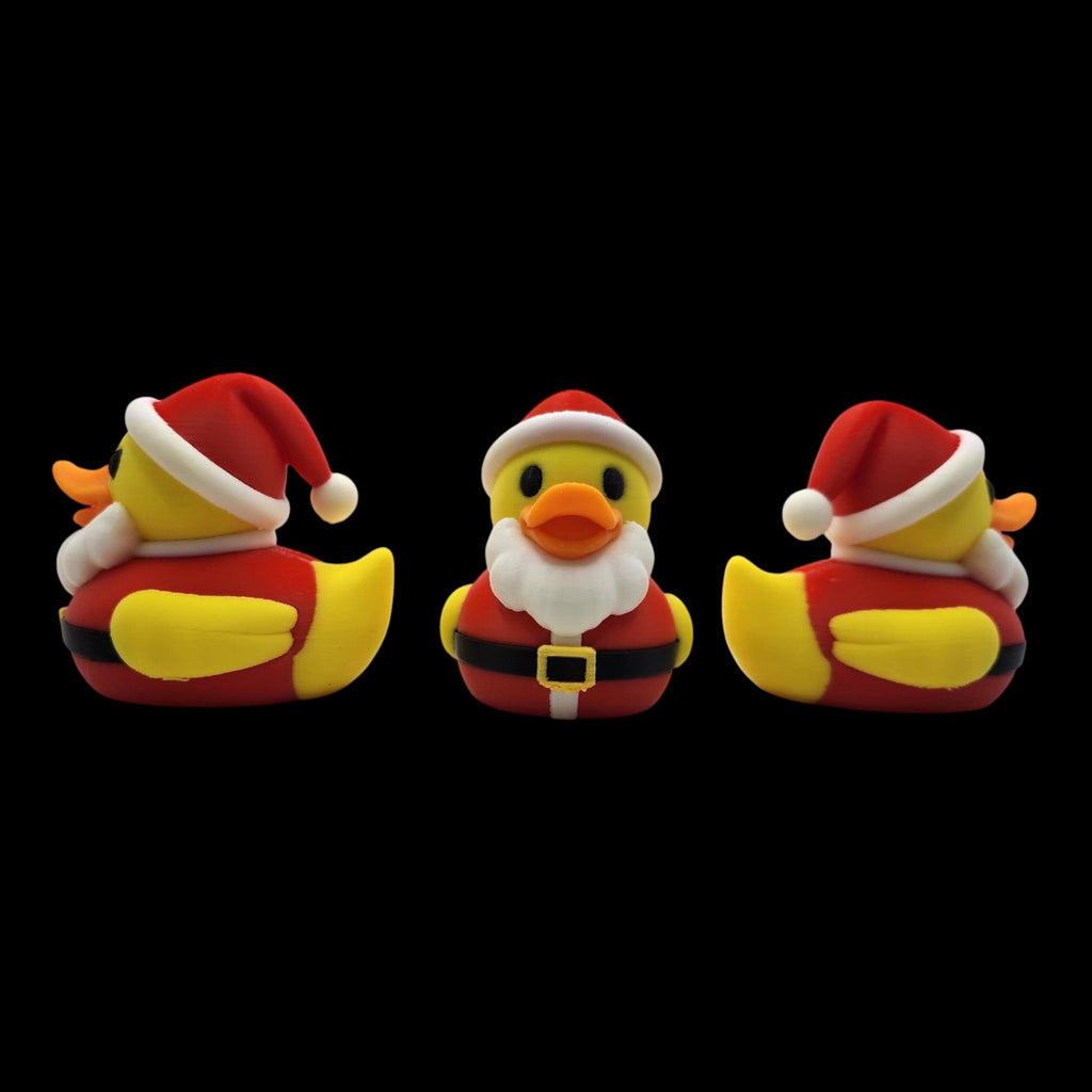Santa and Mrs Claus Christmas Ducks Holiday Decoration -JM Designs