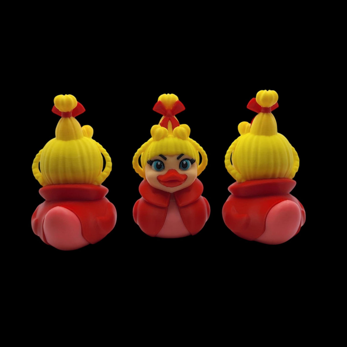 Cindy Lou Duck Christmas Decoration Holiday Bath Toy Collectible Whoville Character Grinch Theme Decor Bathtub Grinch Max