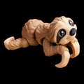 Adorable Sloth Figurine with Articulated Joints, Perfect for Your Desk Decor Articulated Desk Accessory with Moving Joints