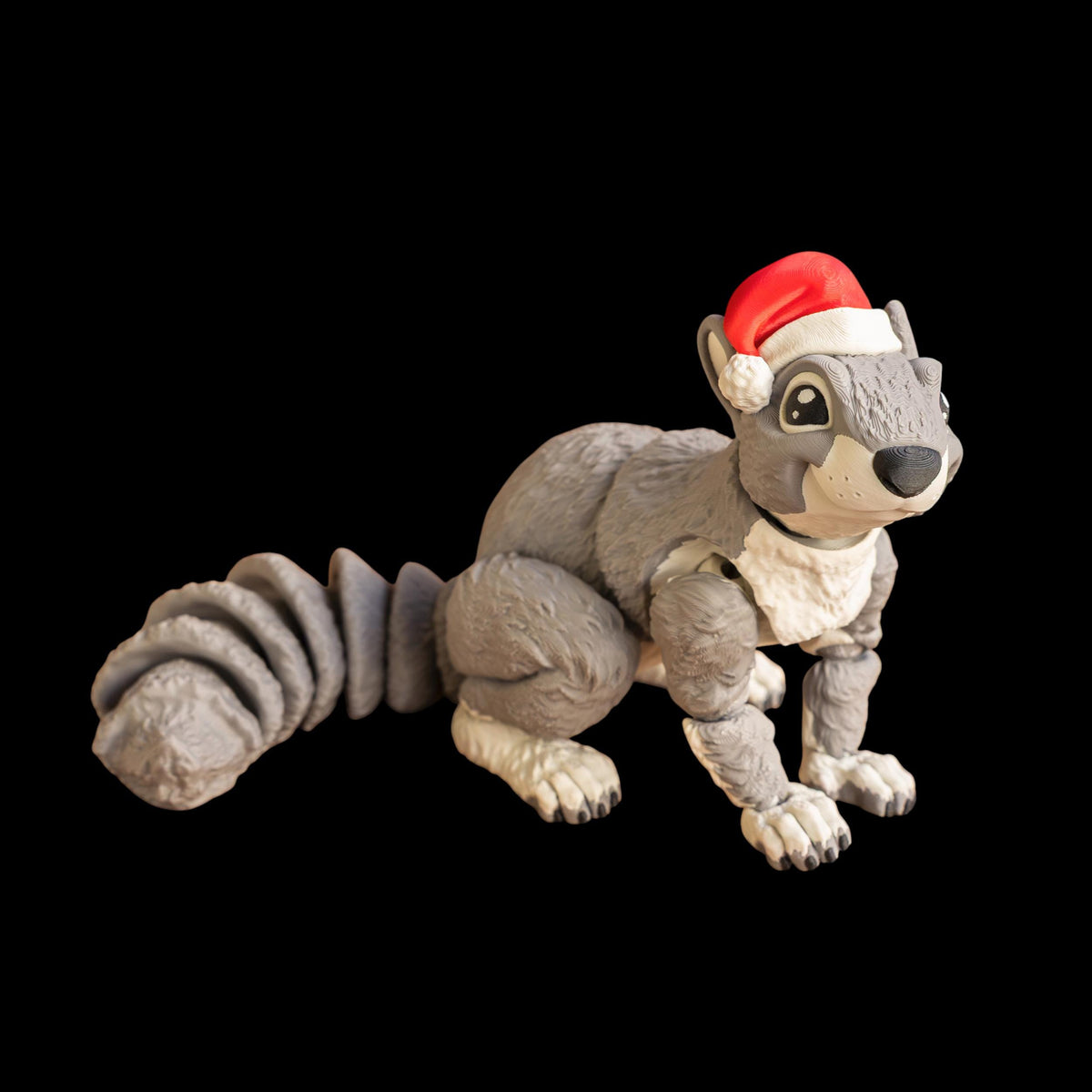 Office Desk Articulated Squirrel Figure Stress Relief  Fidget Item Flexible Joint Design Bendable Poseable Model