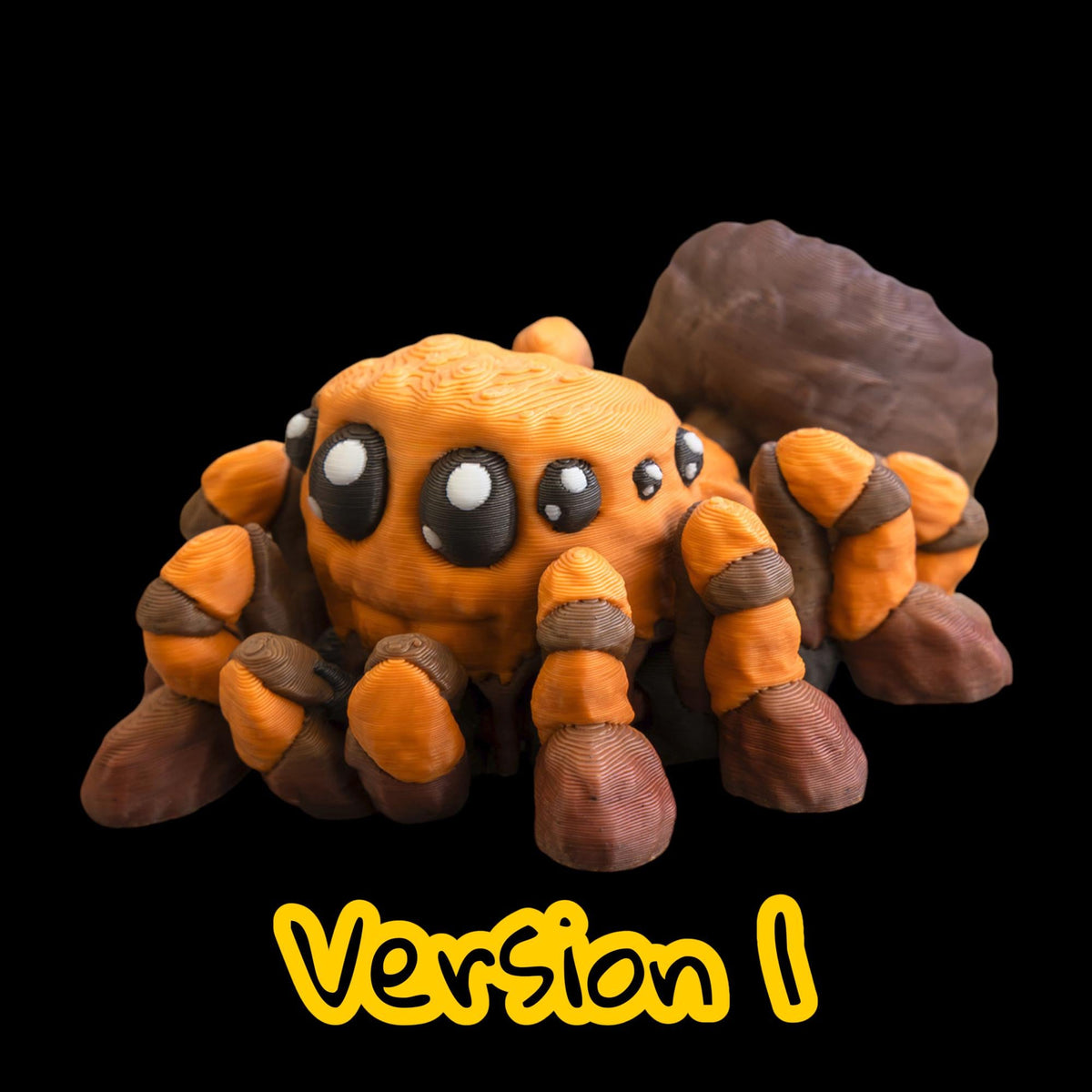 Desktop Accessory Articulated Spider Miniature Figurine Office Decor Poseable Legs Colorful Design Premium Material Construction Quality Craftsmanship Tabletop Display Unique Conversation Starter Gift Idea Cute Eyes Feature Movable Parts