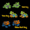 Articulated Frog Toy Movable Joints Posable Design Magnetic Option Premium Quality Figurine Unique Display Item Collector