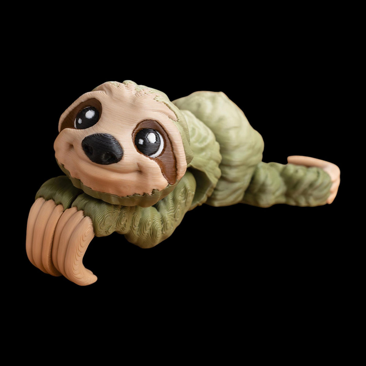Adorable Sloth Figurine with Articulated Joints, Perfect for Your Desk Decor Articulated Desk Accessory with Moving Joints