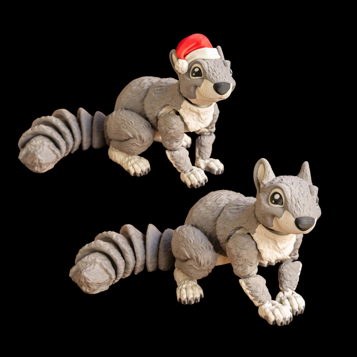 Articulated Squirrel Figure Office Decoration Christmas Animal Lover Woodland Creature Flexible Joint