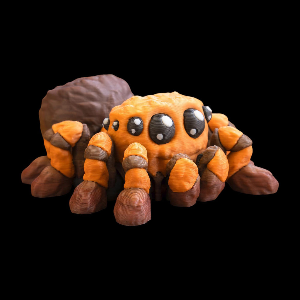 Colorful Spider Figurine Articulated Design Multiple Color Options Poseable Legs Cute Eyes Feature Miniature Desktop Accessory Tabletop Display Collectible Item Halloween Decoration Premium Material Construction Quality Craftsmanship Unique