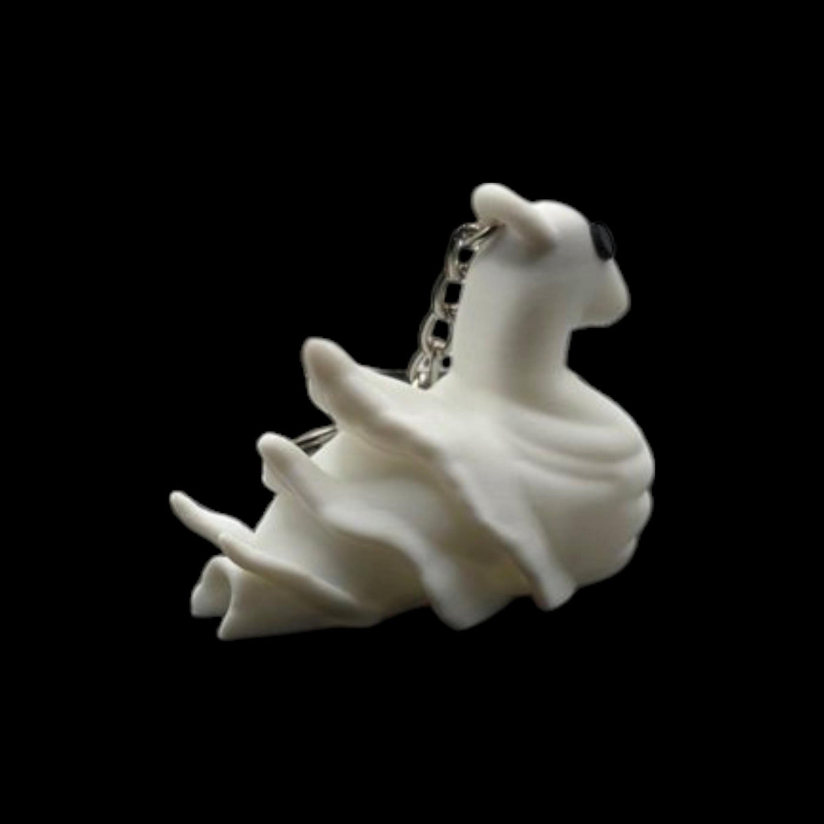 White Duck Towel Animal Keychain Cruise Souvenir Charm Collectible Travel Accessory Bag Decoration