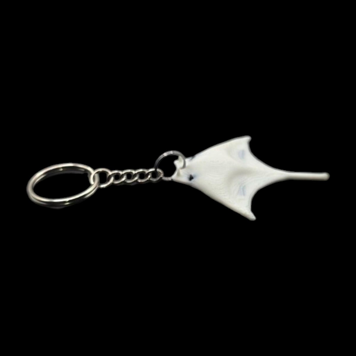 Marine Creature Keychain Manta Ray Design Ocean Theme Accessory Beach Souvenir Nautical Bag Charm Underwater Sea