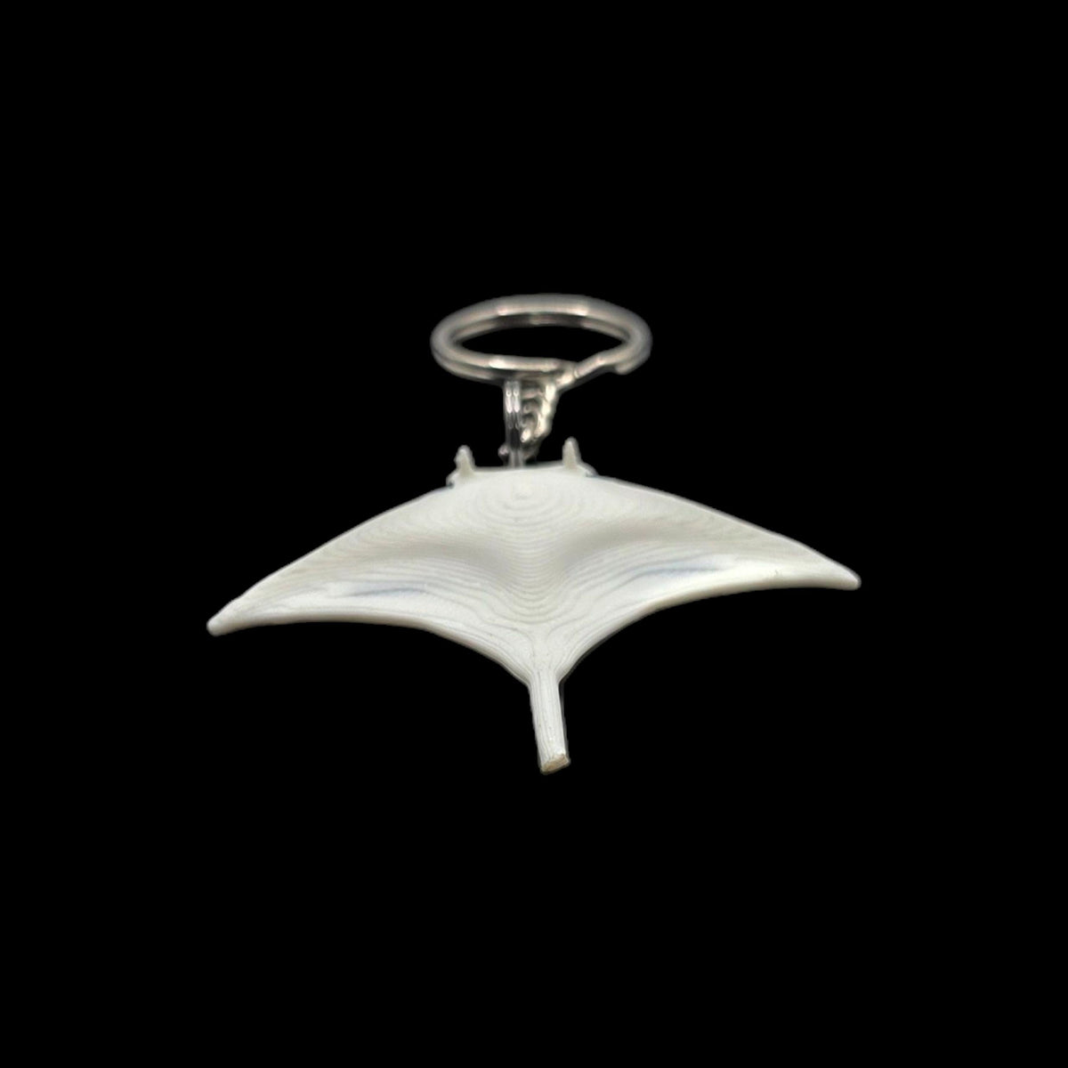 Collectible Manta Ray Keychain Ocean Themed Gift Beach Vacation Souvenir Cruise  Marine Life Design Nautical Bag Accessory