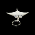Manta Ray Keychain Cruise Souvenir Ocean Theme Beach Accessory Towel Animal Marine Creature Sea Decoration