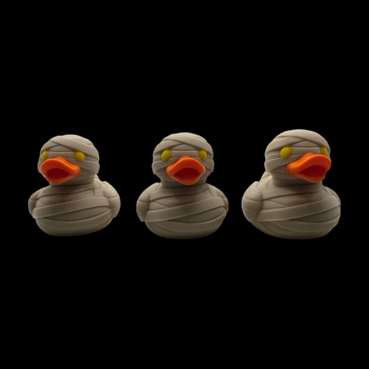 Halloween Mummy Duck Figurine Spooky Bandage Wrapped Egyptian - JM Designs-