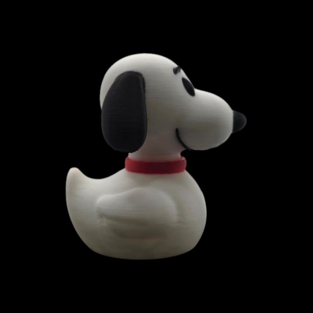 Snoopy Inspired Duck Figure Cartoon Mashup Decoration Display Desk Accessory Shelf Peanuts Inspired Character