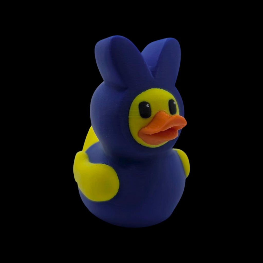 3d Printed Duck Figurine Toy Marshmallow Peep Easter Decoration Accessory Candy Shaped Ornament Blue Pink