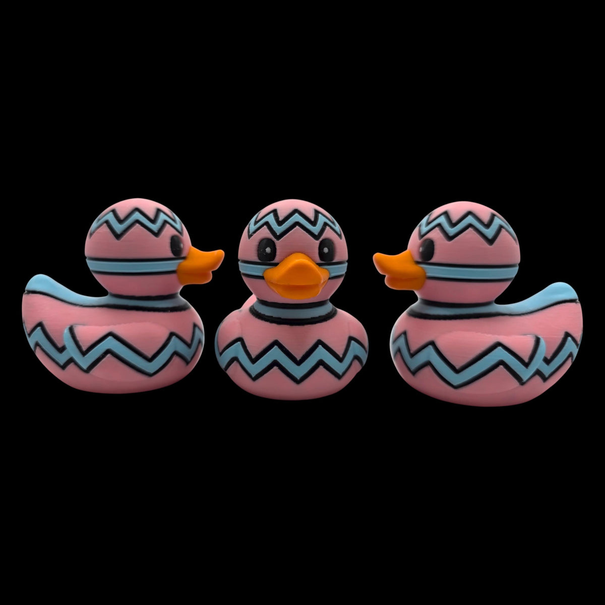 Easter Bunny Duck Dashboard Decoration Desk Accessory Car Figurine Pink Character Whimsical