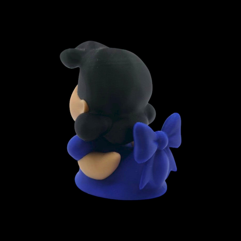 3D Printed Lucy Duck Figure Peanuts Character Collectible Premium PLA Filament Smooth Finish Mini Desktop Size