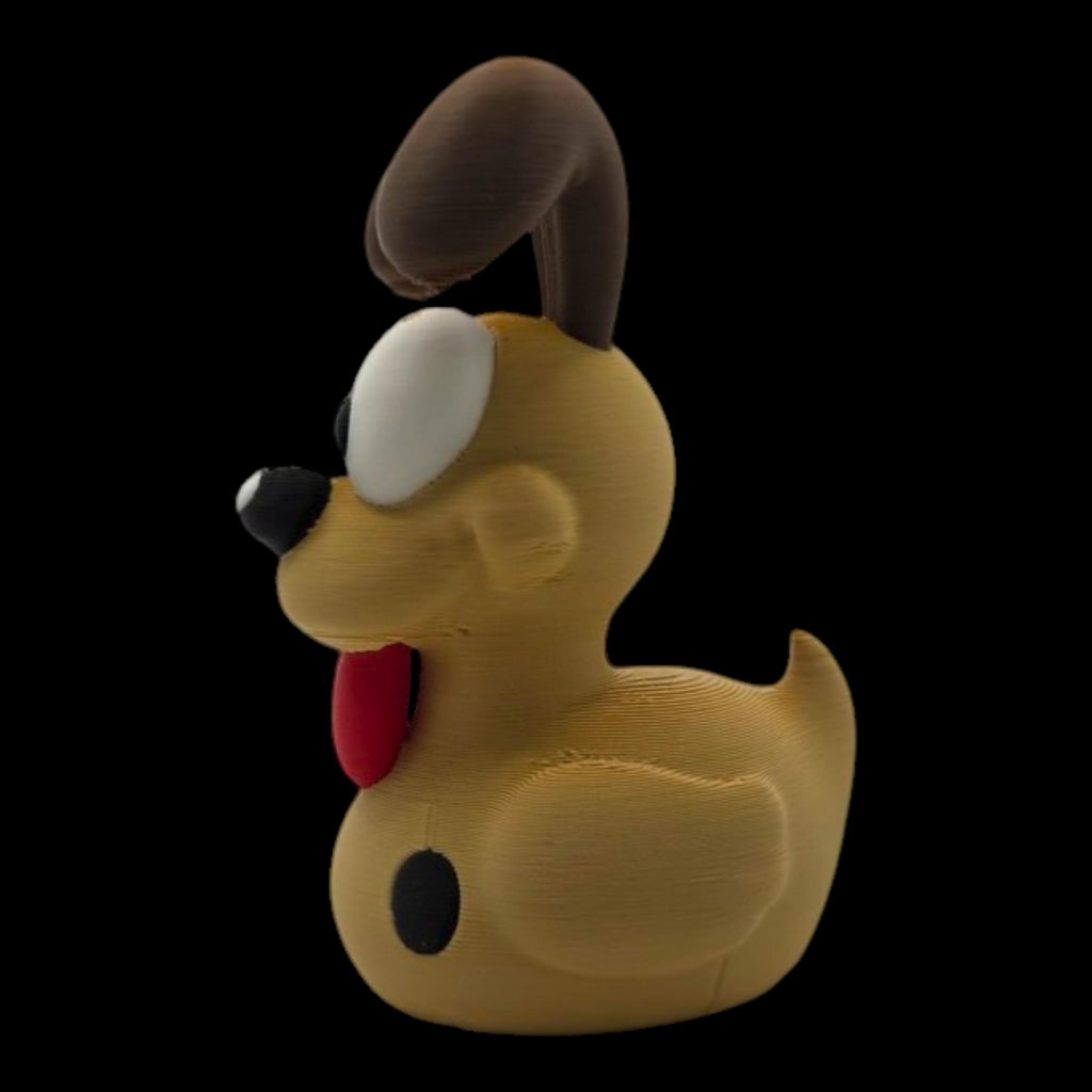 Comic Character Figurine Odie Dog Display Piece Garfield Series Collectible Yellow Statue Miniature Dog Memorabilia