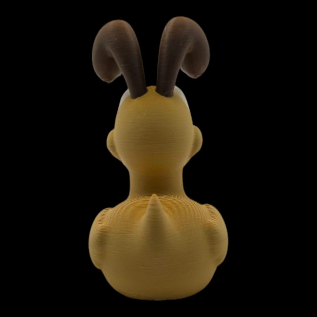 3D Printed Odie Figurine Cartoon Character Display Piece Desk Decoration Comic Collectible Garfield Series Yellow