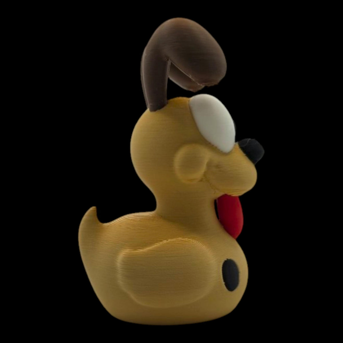 Odie Inspired Dog Duck Cartoon Character Display Piece Desk Decoration Comic Collectible