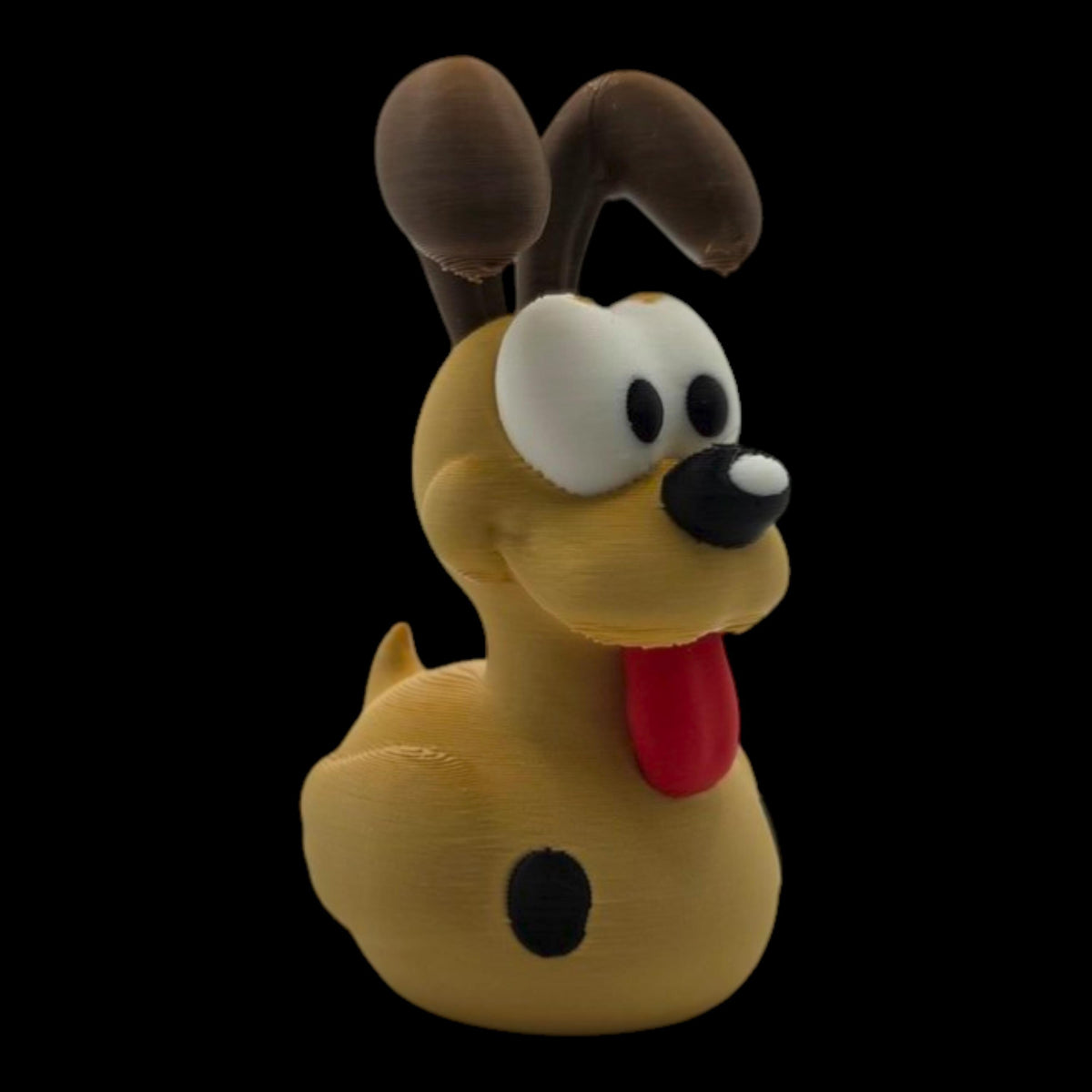 Odie Inspired Dog Duck Cartoon Character Display Piece Desk Decoration Comic Collectible