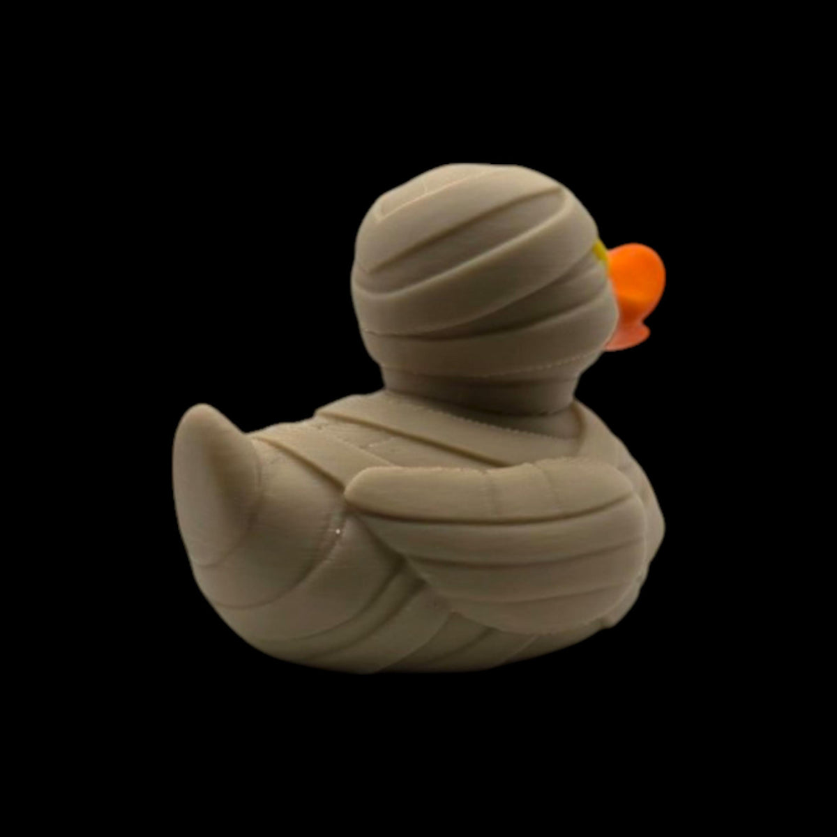Halloween Mummy Duck Figurine Spooky Bandage Wrapped Egyptian - JM Designs-