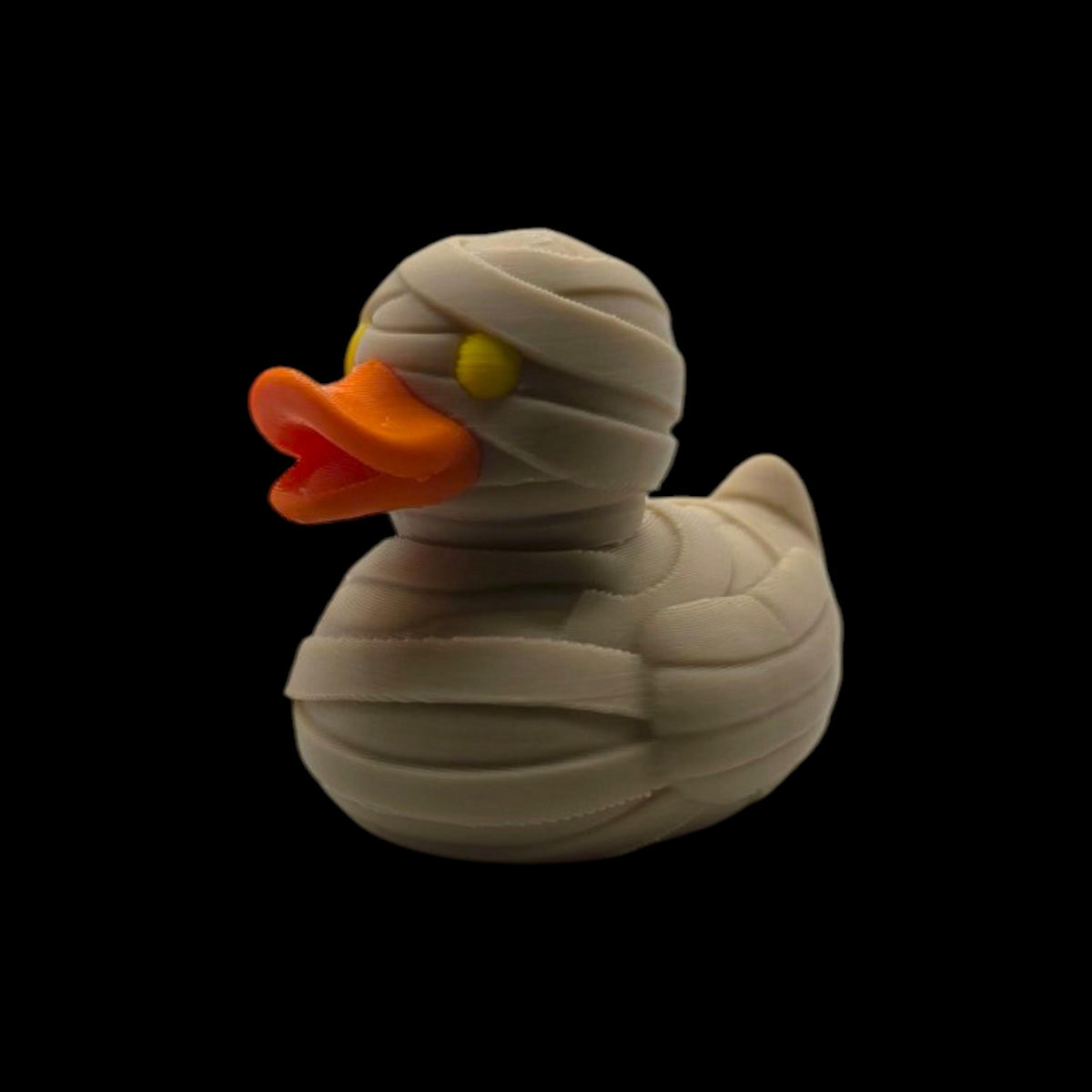 Halloween Mummy Duck Figurine Spooky Bandage Wrapped Egyptian - JM Designs-