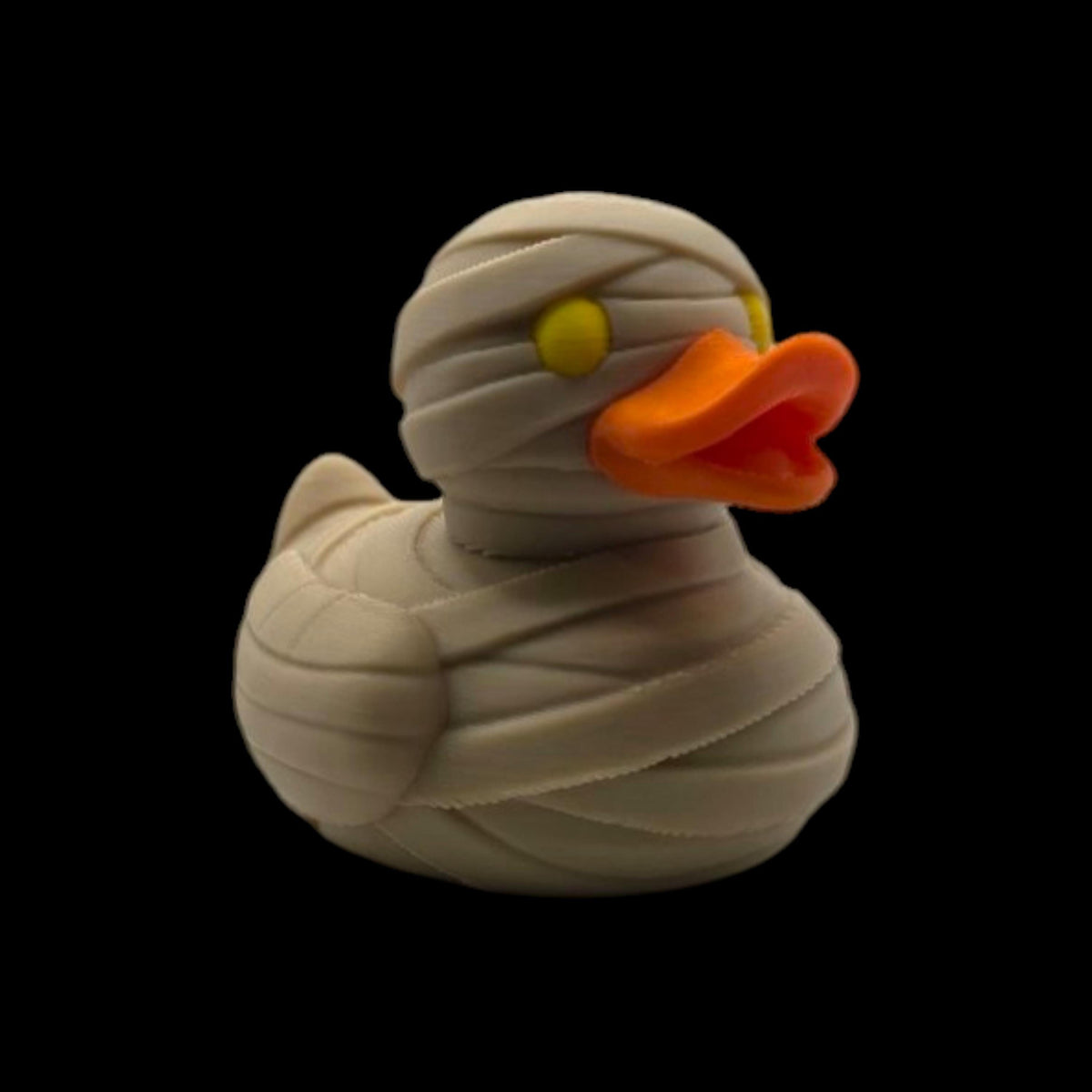 Halloween Mummy Duck Figurine Spooky Bandage Wrapped Egyptian - JM Designs-
