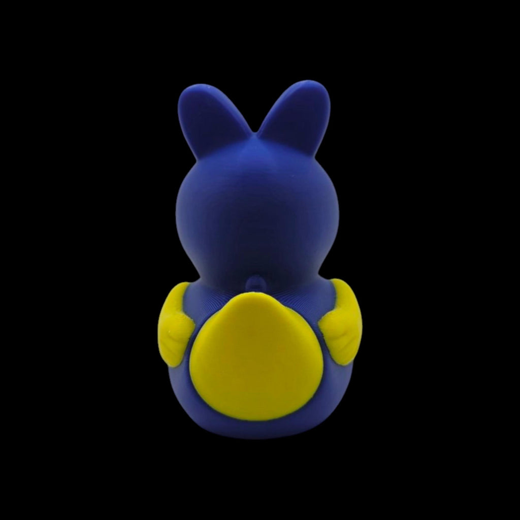 3d Printed Duck Figurine Toy Marshmallow Peep Easter Decoration Accessory Candy Shaped Ornament Blue Pink
