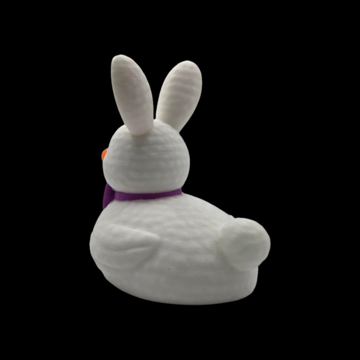 3D Printed Figurine Easter Bunny Duck Character Premium PLA Material Hard Plastic Miniature Teal Blue Suit Pink Bow Tie Orange Bill Whimsical Design Dashboard Decoration Desk Accessory Car Display Spring Holiday Ornament Collectible Gift