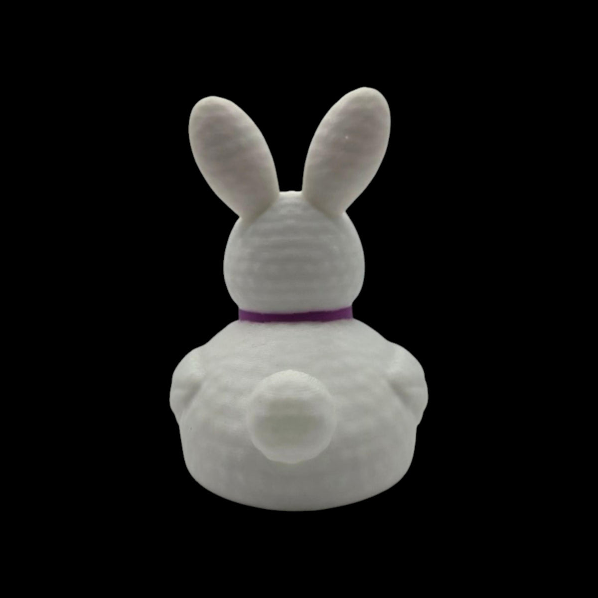 Whimsical Character Figurine Easter Bunny Duck Design Spring Holiday Decoration Teal Blue Suit Pink Bow Tie Orange Bill 3D Printed Miniature Dashboard Accessory Desk Display Car Ornament Gift Basket Filler Unique Collectible Small Size Cute