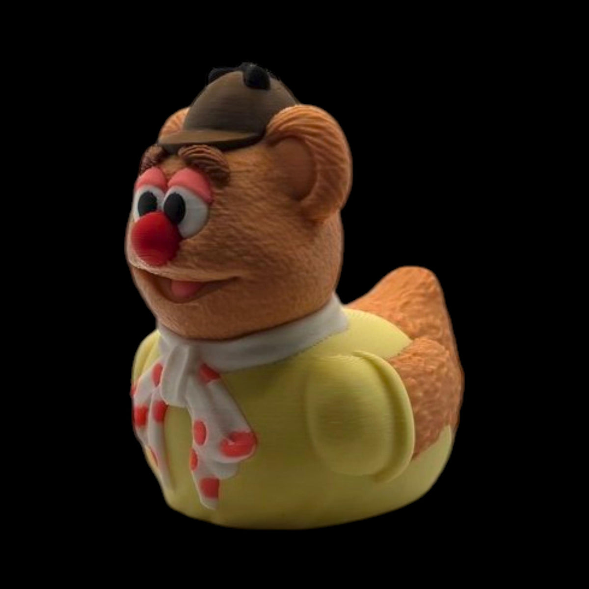 Cartoon Character Gift Fozzie Bear Duck Collectible Miniature Statue Comedy Fan Present  Accessory Office Decoration Display