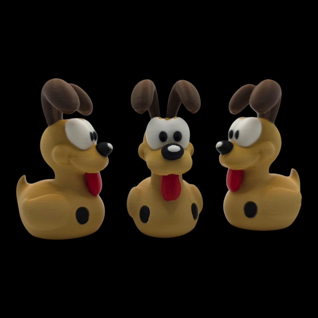 Odie Inspired Dog Duck Cartoon Character Display Piece Desk Decoration Comic Collectible