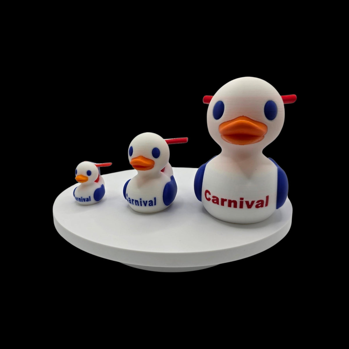 Nautical Duck Figure Beach House Decoration Carnival Cruise Keepsake Three Size Collection Maritime