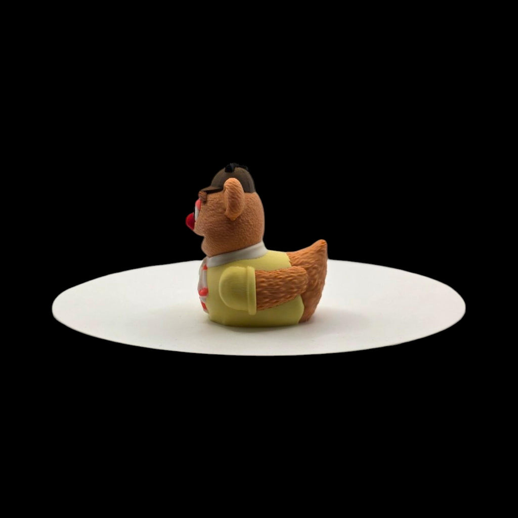 Desk Accessory Decoration Fozzie Bear Duck Figurine Character Piece Collection Cartoon Character Design Muppet Mashup