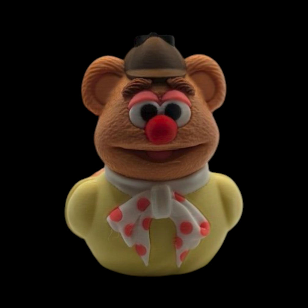 Fozzie Bear Duck Figurine Collectible Cartoon Character Display Decoration Desk Accessory  Novelty Gift Muppet Mashup