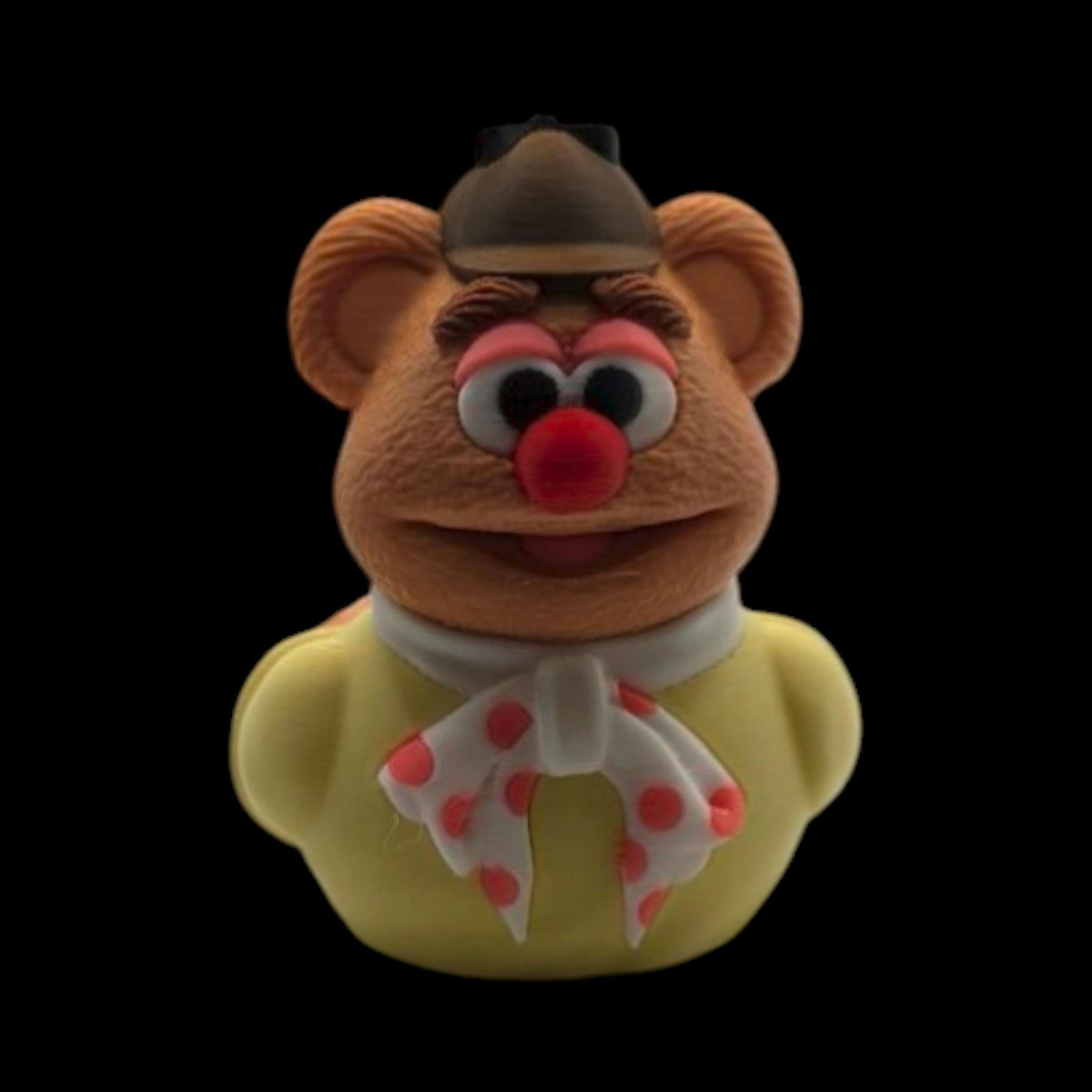 Fozzie Bear Duck Figurine Collectible Cartoon Character Display Decoration Desk Accessory  Novelty Gift Muppet Mashup
